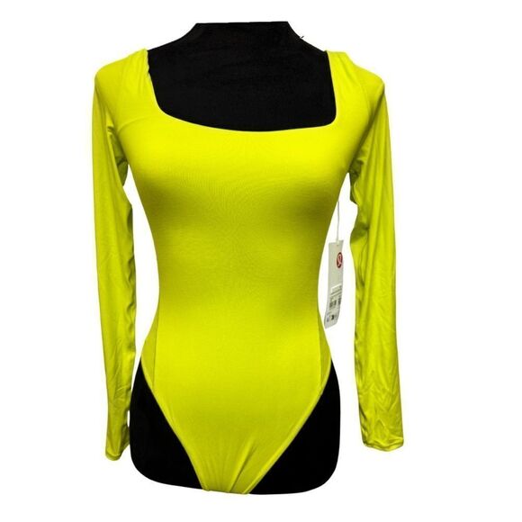 Lululemon Wundermost Square-Neck Long-Sleeve Bodysuit - Picture 3 of 8